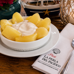 Papayas con Crema