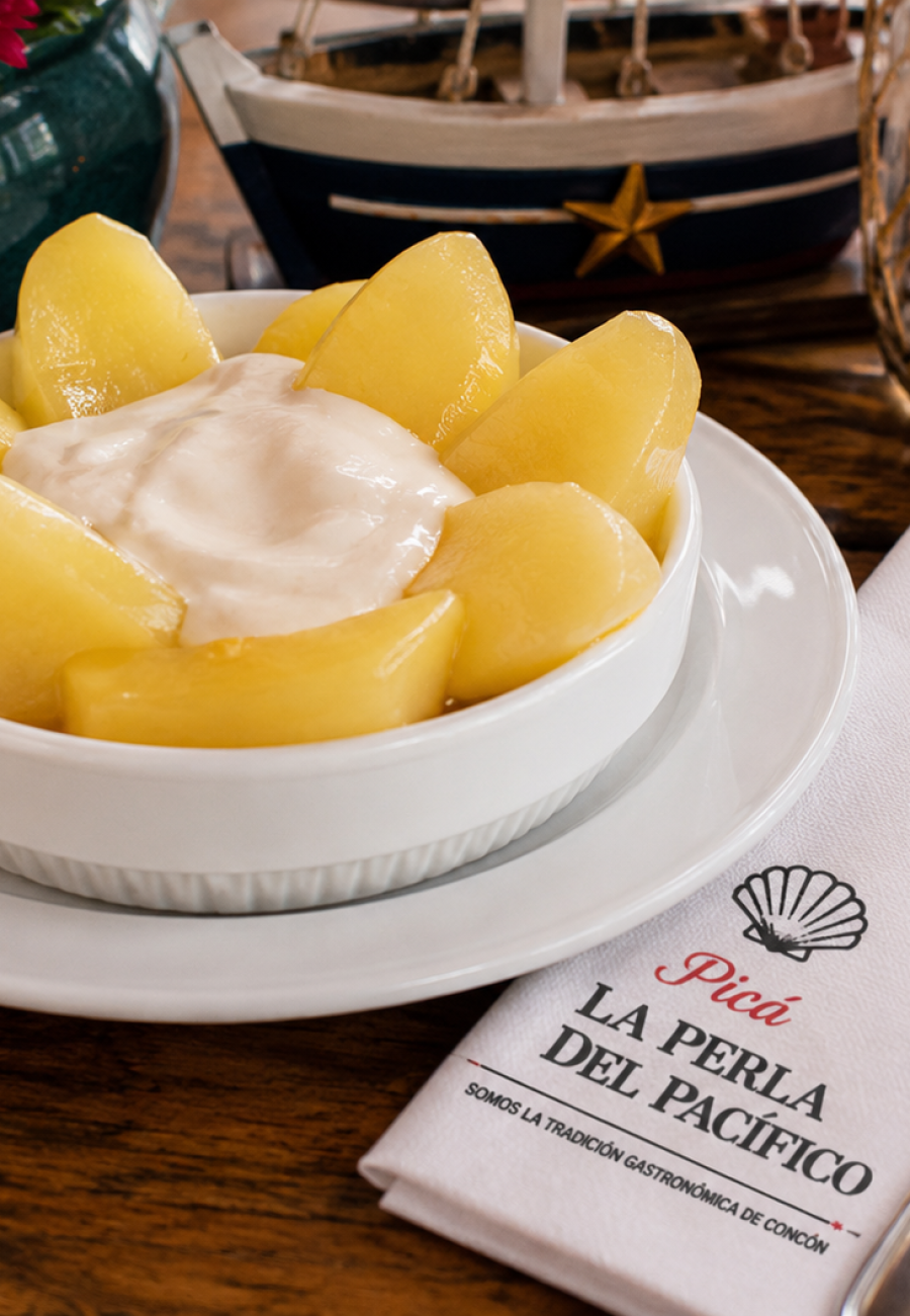 Papayas con Crema