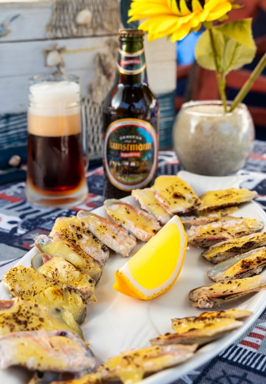 Machas a la parmesana